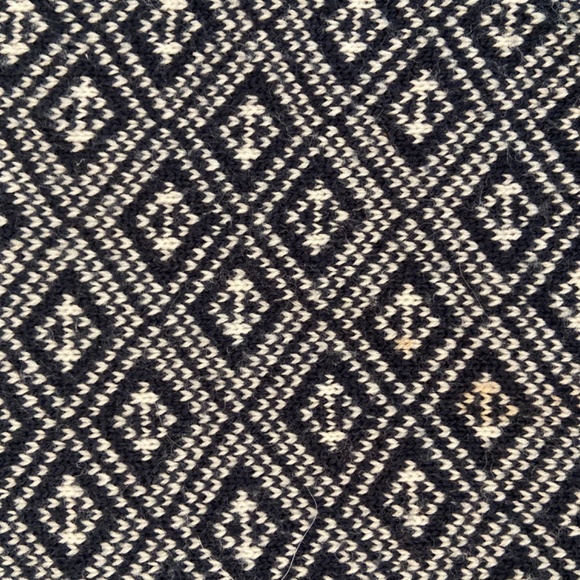 Blue & white patterned Frank & Oak sweater - Picture 3 of 4